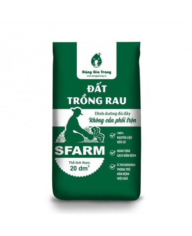 Đất trồng rau SFARM 20 dm3
