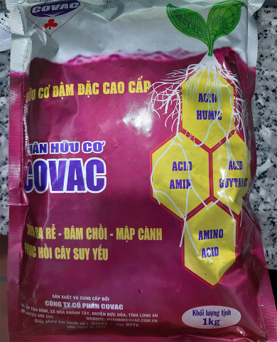 Phân hữu cơ sinh học COVAC 1kg