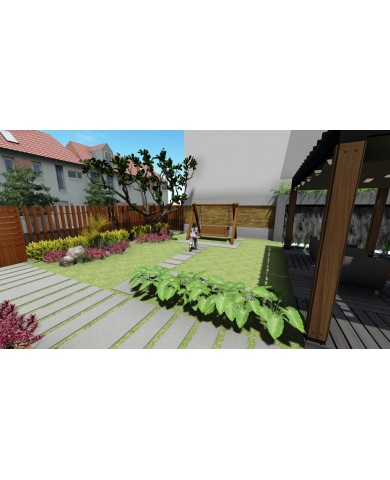 Thiết kế sân vườn, sân biệt thự